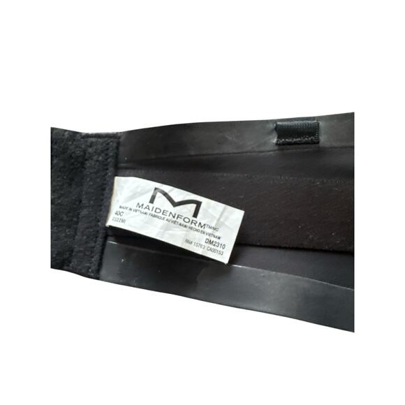 Maidenform black multi-way black padded underwire strapless bra size 40C EUC - Picture 6 of 7